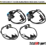 4PCS Abs Wheel Speed Sensor For Chevrolet Tahoe Gmc Yukon Cadillac Front & Rear. Fixed Price $53.66.