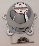 American Racing Torq Thrust Wheel Rim Chrome Center Cap 1055001 W/screws 2 1/4". Fixed Price $20.00.