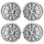 17" Chrysler Town & Country Pvd Bright Chrome Wheels-c Rims Factory Oem 2402 .... Fixed Price $795.00.
