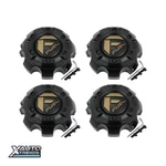 4 X Fuel Off-road Matte Black Wheel Center Cap W/ Bronze Logo 1001-59MBZ. Fixed Price $120.00.