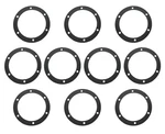 Set Of 10, Hole Hub Cap Gasket Replace Stemco 330-3009 Bolt Sizes 5-1/2" 5/16". Fixed Price $21.99.