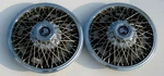 14" Locking Wires With Mercury Pop-in Center -2 Caps. Fixed Price $50.00.