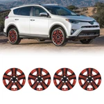 17" Hubcap Black Red Lacquer Wheel Covers For 2013-2018 Toyota RAV4 17'' Rim. Fixed Price $61.99.