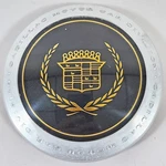 One 1989-1993 Cadillac Deville # 4502 Wheel Center Cap Black / Gold 25558415. Fixed Price $169.99.