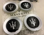 2013-2017 Maserati Large Trident Center Caps Set Of 4 New 670010510. Fixed Price $129.00.