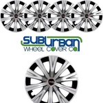 2014-2017 Fiat Style # 530-16SC-500 16" Two Tone Hubcaps Wheel Covers New SET/4. Fixed Price $110.00.