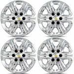 2009-2017 Chevrolet Traverse Ls Style # 454-17C 17" Chrome Hubcaps + Logo Set. Fixed Price $110.00.