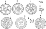 Genuine Kia Wheel Cover 52970-GG000. Fixed Price $73.38.