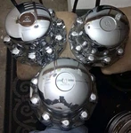 Alcoa Lug Hub Covers, Semi Plastic PART#087100,PH2831&089100,PH5163. Fixed Price $149.99.