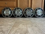 (4) Oem Used 1966-69 Chevy Corvair Monza 13" Hubcap Wheel Cover 3878318 #3014A. Fixed Price $169.00.