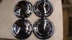 Tempest, 1961-1965 P/8 & Gp Oem Stainless Dog Dish Hubcaps 9.75". Fixed Price $150.00.