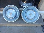 Two Cadillac Wheel Covers Fits 68-69. Fixed Price $65.00.