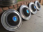 Brand New Nos 1973 1974 Ford Galaxie Ltd 15" Hubcaps Set Of D4AZ-1130-D. Fixed Price $300.00.