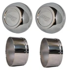 Open Closed 4X4 Eagle Alloys Chrome Wheel Rim Center Caps 3062-06 3061-06. Fixed Price $129.95.