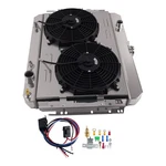 Aluminum Engine Radiator W/ Fan For Chevrolet Bel Air 1963-1968 WH289 Row. Fixed Price $188.28.