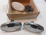1928-30 Ford Outer Bumper Clamps, Chrome, A-17758-C. Fixed Price $14.45.