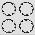 Set Tesla Model Y 2020-2024 Covers For Original Wheels, Black. Fixed Price $69.69.