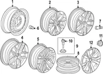 Genuine Honda Center Cap 44732-T38-A01. Fixed Price $5.32.