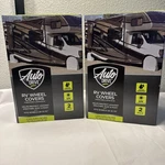 Auto Drive Rv Wheel Covers 29 - 31.75 White In Set Of Boxes. Fixed Price $34.95.