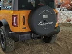 Ford Bronco Script Spare Tire Cover 32 Inch Wheels, Heavy Duty Vinyl. Fixed Price $94.50.