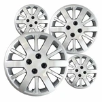 Set Of 4 Hubcaps 15" Silver Abs Wheel Covers For 2009 - 2010 Chevrolet Cobalt. Fixed Price $55.95.