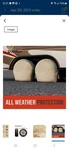 27"-29" Diameter Oxford Waterproof Canvas Tire Set 4 New!. Fixed Price $16.88.