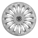 One New Oem 17" Mercedes Metris 2016-2023 Silver Hubcap For Steel Wheel. Fixed Price $50.00.