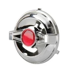 Pedal Car Parts, Chrome Hubcap 2-BAR/AMF. Fixed Price $16.99.