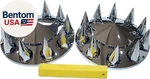 Abs Plastic Chromed Hubcaps Wheel Front Axle Cover Set With 33MM Thread-on Lug. Fixed Price $78.54.
