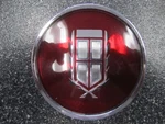One (1) Oem Ford Mercury Wire Wheel Cover Emblem 3 7/8"- 2.24" Clip To. Fixed Price $35.00.