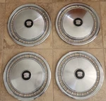 16" Inch 1977 Cadillac Sedan Deville Hub Caps. Fixed Price $70.00.