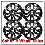 Set Of 2019-2025 Black Toyota RAV4 Wheel Skins Hubcaps 17" Covers. Fixed Price $190.00.