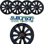 2014-2017 Fiat Style # 530-16BLK-500 16" Gloss Black Hubcaps Wheel Covers SET/4. Fixed Price $120.00.