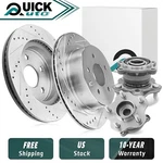 Rear Brake Disc Drilled Rotor Wheel Hub Bearing Kit For Nissan Rogue 2008 - 2020. Fixed Price $144.28.