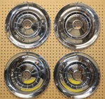 Set Of Chevrolet Chevy 1954 15" Hubcap Wheel Covers No Center. Fixed Price $119.95.