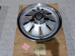 64 C2 Corvette Wheel Cover W/spinner (1)--GM #3834904/3843387--NOS. Fixed Price $349.95.
