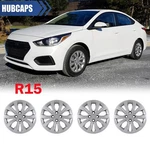 15" 4PCS Hubcap Silver Lacquer Wheel Covers For 2018-2022 Hyundai Accent Sedan. Fixed Price $44.99.