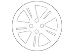 Genuine Nissan Wheel Cover 40315-7LA0C. Fixed Price $80.50.