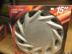Vector 15" Full Wheel Cover Set Of 4 New Silver Gray Clear Coat Finish # 82702. Fixed Price $49.88.