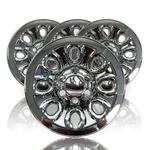 Set Of 4 Chevy 1500 6 Lug 17" Chrome Wheel Skins Rim Simulators Hubcaps Covers. Fixed Price $87.99.