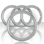 4 Chrome Metal 15" Steel Wheel Trim Rings Beauty Rims Band For Gm. Fixed Price $57.99.