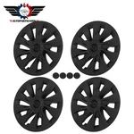 4X Black Hub Caps 18 Inch Full Wheel Cover Durable For Tesla Model 3 2017-2022. Fixed Price $96.13.
