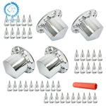 Rear Axle Wheel Cover 33MM Spike Screw-on Lug Nut For Semi Truck Chrome. Fixed Price $88.10.