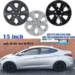 (4 Pack) Inch Hubcaps For 2011-2016 Hyundai Elantra Sedan R15 Steel Wheel Rim. Fixed Price $49.99.