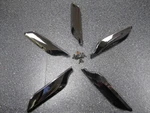 One Set (5) Chrome Wheel Inserts 2013-2015 Hyundai Veloster 52973-2V300 70844. Fixed Price $110.00.