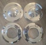 Centerline Wheel Caps Billet Used Polished Aluminum Big 1/4" CS123 1188. Fixed Price $450.00.