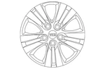 Genuine Kia Wheel Cover 52970-K0050. Fixed Price $100.62.