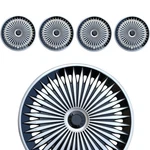 Set Of 4 Car Wheel Cover 17" For Inch Rims. Fixed Price $51.91.