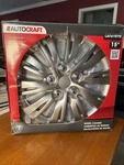 Auto Craft AC983 Lafayette Silver 10-SPOKE 15" Wheel Covers Abs Plastic (qty 4). Fixed Price $17.00.