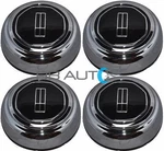 Set Of 4 New Chrome Wheel Hub Center Caps Covers For 1993-1997 Lincoln Town Car. Fixed Price $119.95.